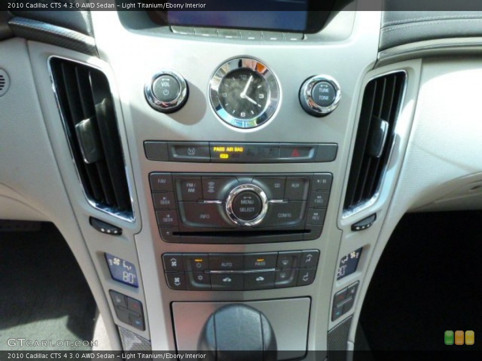 Light Titanium/Ebony Interior Controls for the 2010 Cadillac CTS 4 3.0 AWD Sedan #79257071