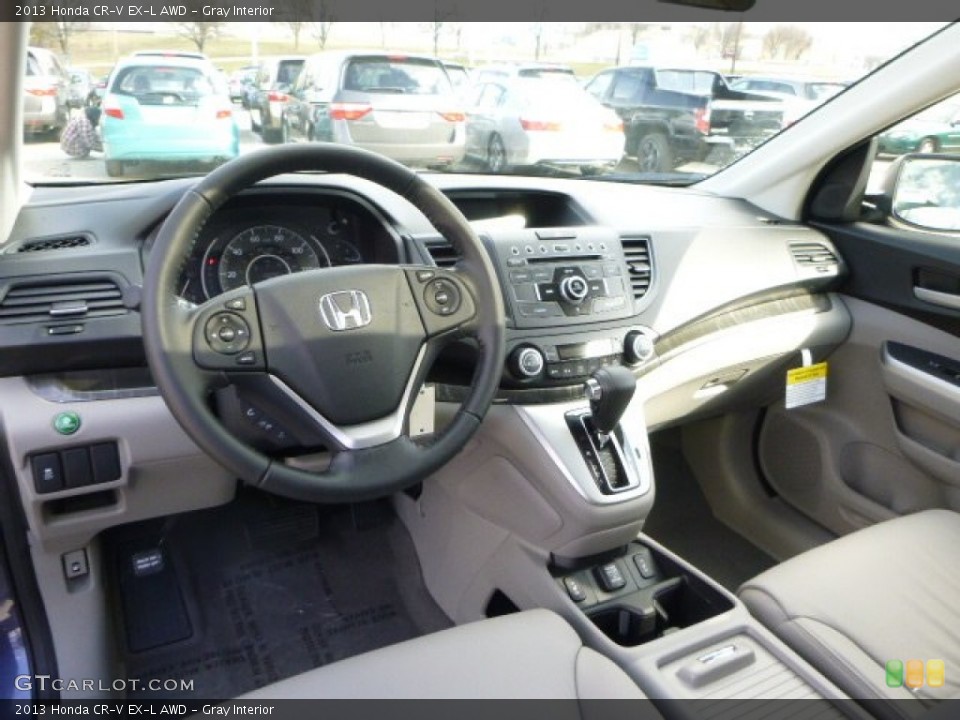Gray Interior Dashboard for the 2013 Honda CR-V EX-L AWD #79257652
