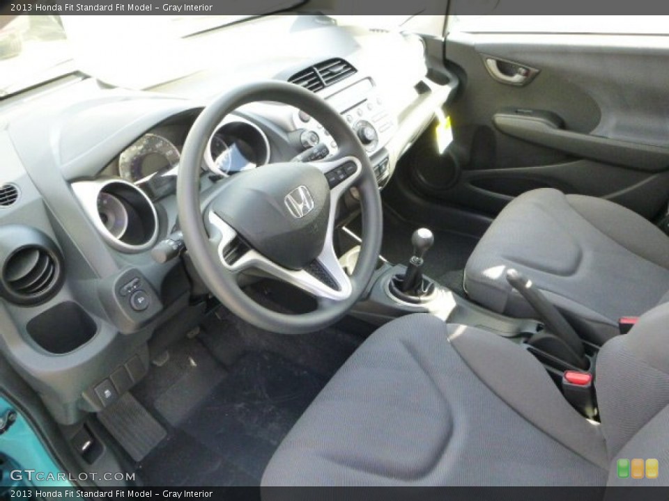 Gray Interior Prime Interior for the 2013 Honda Fit  #79258045