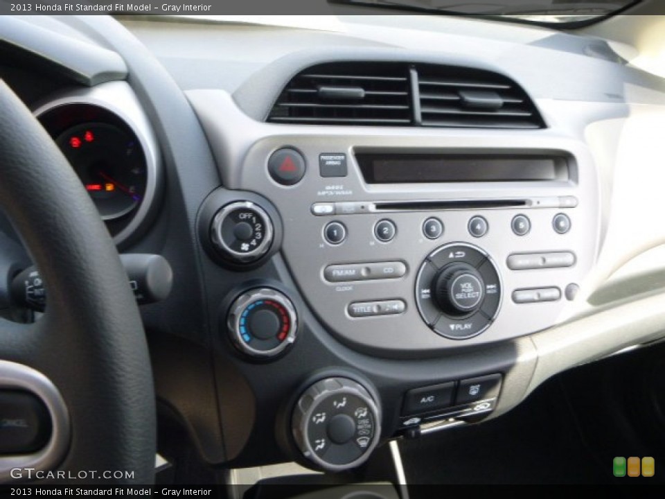 Gray Interior Controls for the 2013 Honda Fit  #79258064