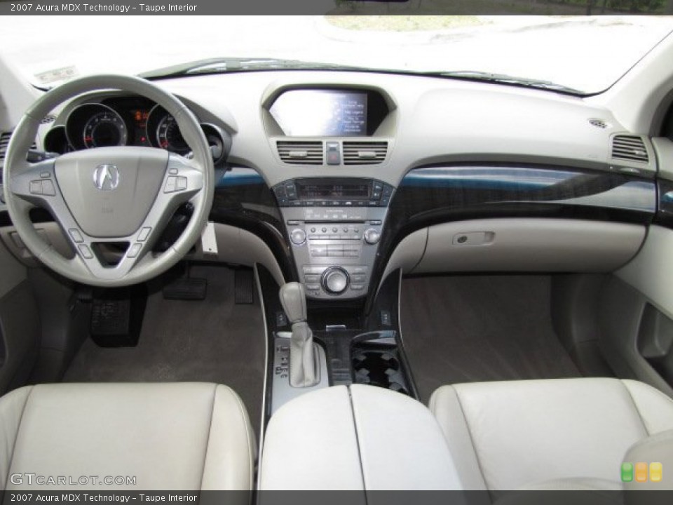 Taupe Interior Dashboard for the 2007 Acura MDX Technology #79259848