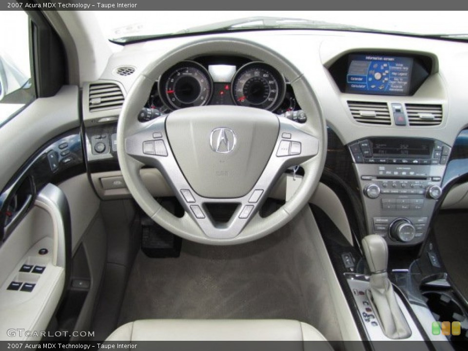 Taupe Interior Dashboard for the 2007 Acura MDX Technology #79259907