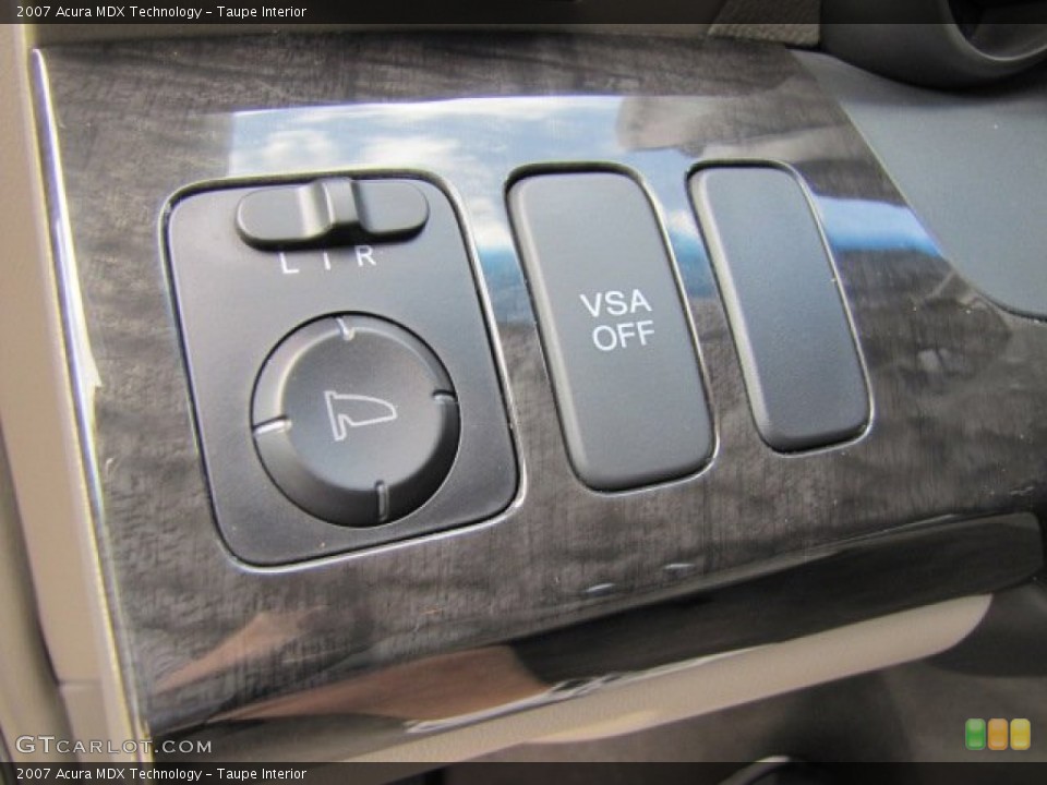 Taupe Interior Controls for the 2007 Acura MDX Technology #79260040