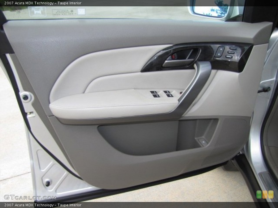 Taupe Interior Door Panel for the 2007 Acura MDX Technology #79260055