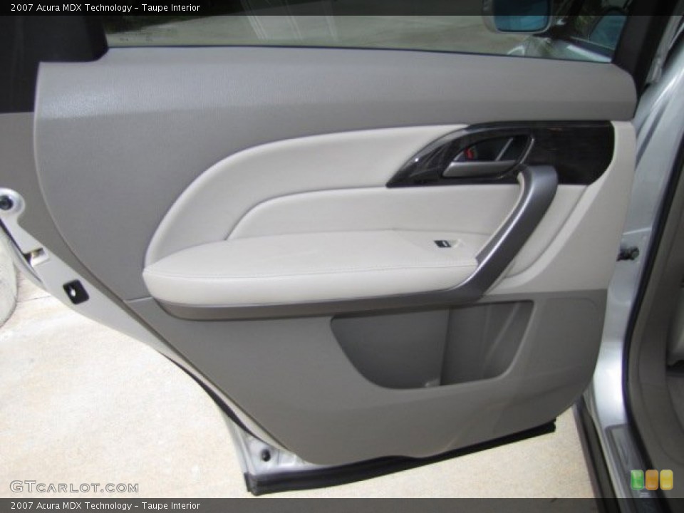 Taupe Interior Door Panel for the 2007 Acura MDX Technology #79260061
