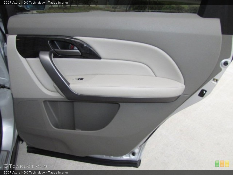 Taupe Interior Door Panel for the 2007 Acura MDX Technology #79260067