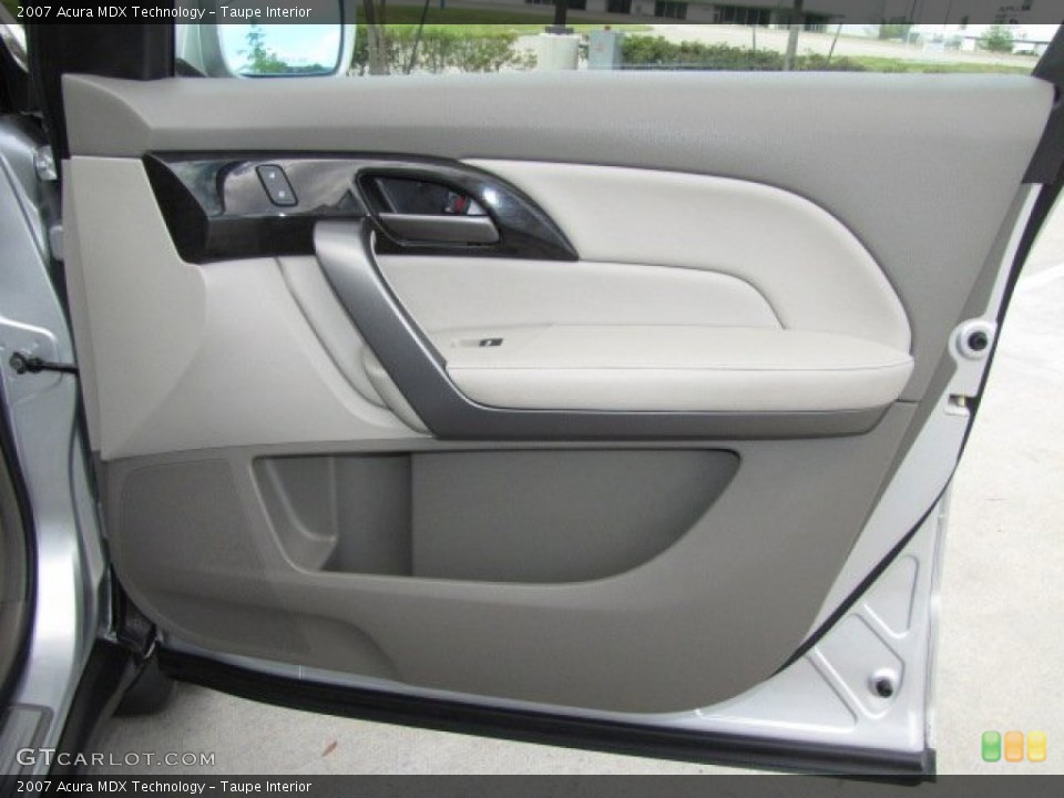 Taupe Interior Door Panel for the 2007 Acura MDX Technology #79260073