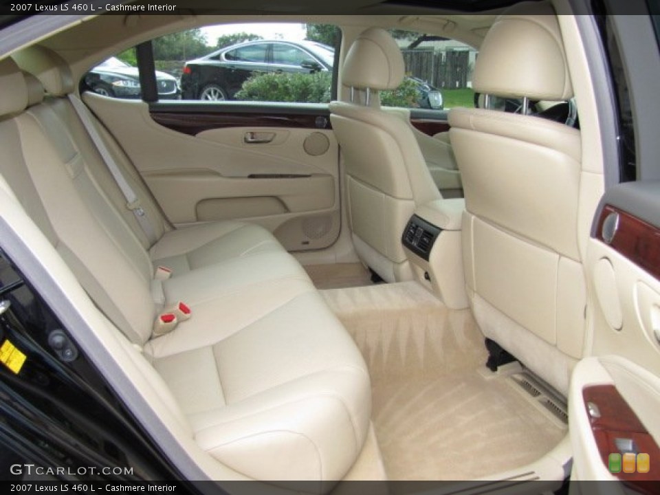 Cashmere Interior Rear Seat for the 2007 Lexus LS 460 L #79260259