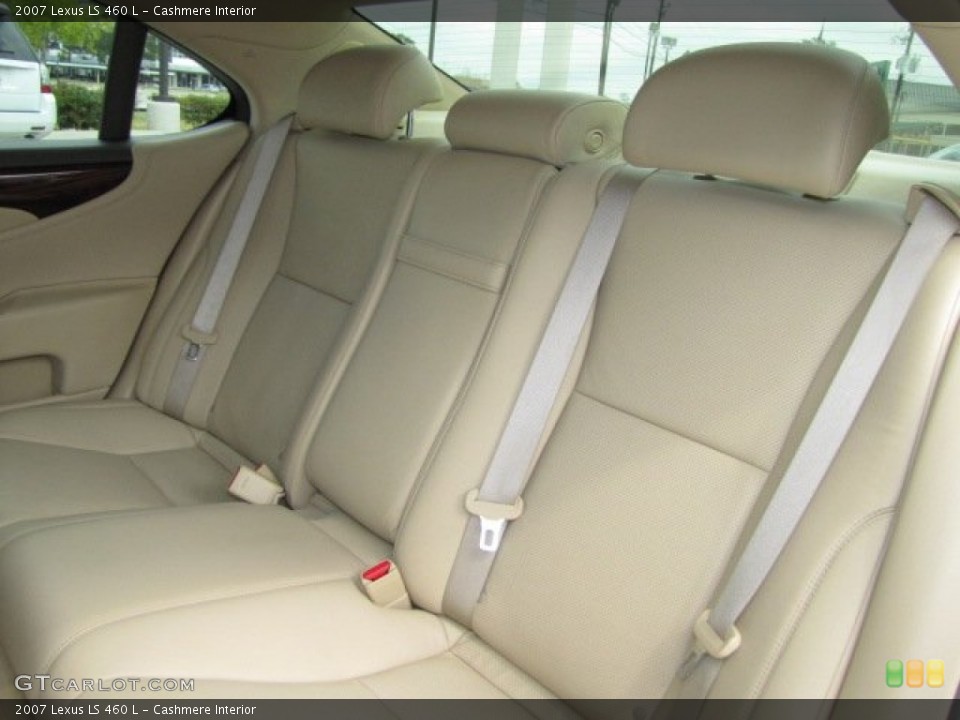 Cashmere Interior Rear Seat for the 2007 Lexus LS 460 L #79260271