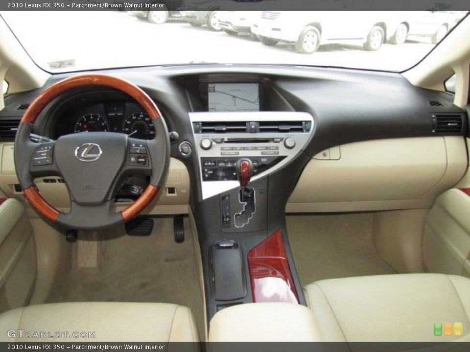 Parchment/Brown Walnut Interior Dashboard for the 2010 Lexus RX 350 #79260751