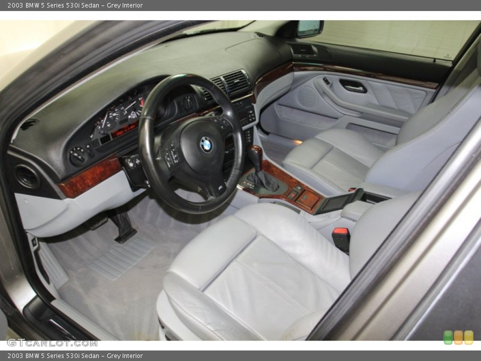 Grey 2003 BMW 5 Series Interiors