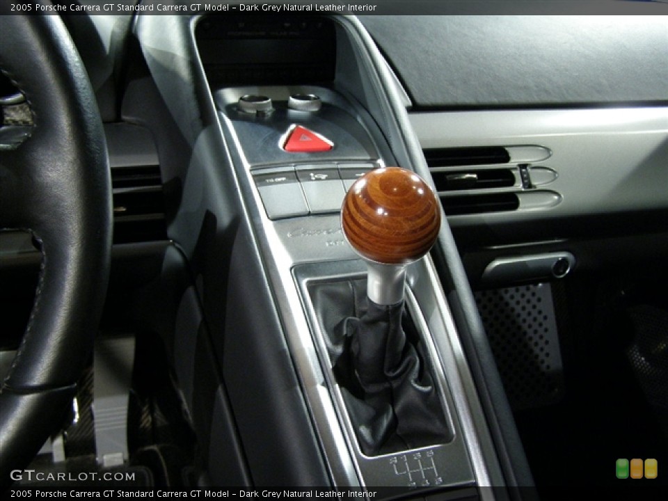 Dark Grey Natural Leather Interior Transmission for the 2005 Porsche Carrera GT  #79266