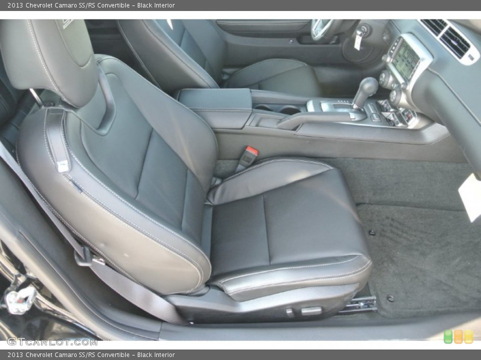 Black Interior Front Seat for the 2013 Chevrolet Camaro SS/RS Convertible #79266825