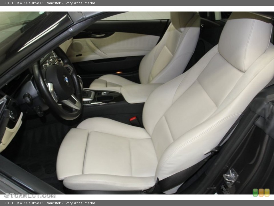 Ivory White Interior Front Seat for the 2011 BMW Z4 sDrive35i Roadster #79267462
