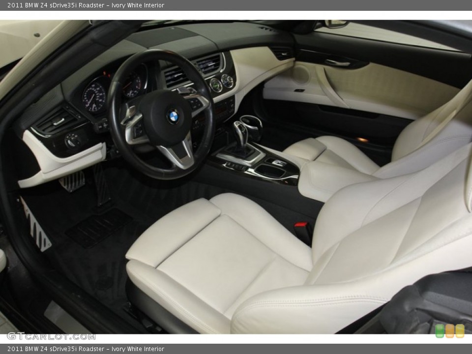 Ivory White 2011 BMW Z4 Interiors