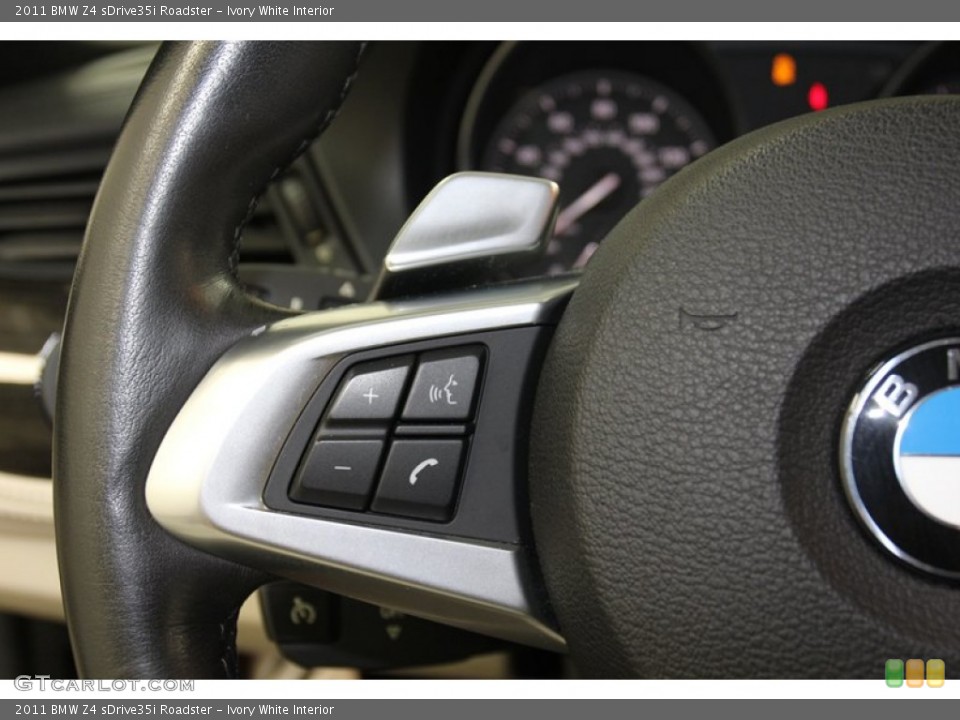 Ivory White Interior Controls for the 2011 BMW Z4 sDrive35i Roadster #79267968