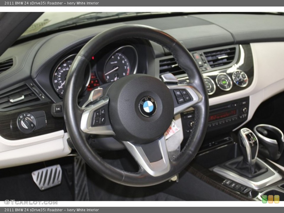 Ivory White Interior Steering Wheel for the 2011 BMW Z4 sDrive35i Roadster #79267988