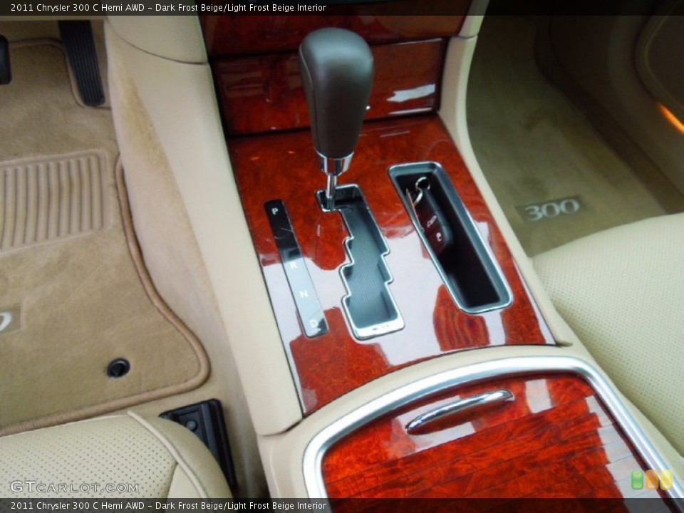Dark Frost Beige/Light Frost Beige Interior Transmission for the 2011 Chrysler 300 C Hemi AWD #79269047