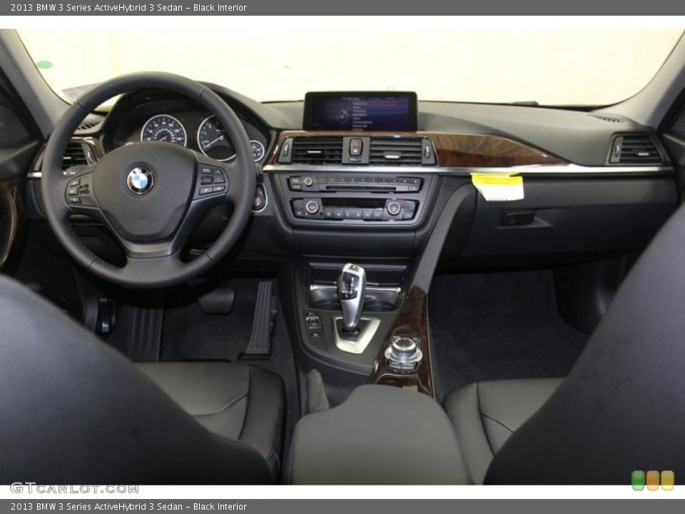 Black Interior Dashboard for the 2013 BMW 3 Series ActiveHybrid 3 Sedan #79273911
