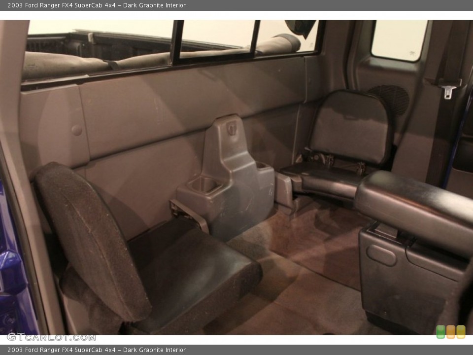 Dark Graphite Interior Rear Seat for the 2003 Ford Ranger FX4 SuperCab 4x4 #79274702