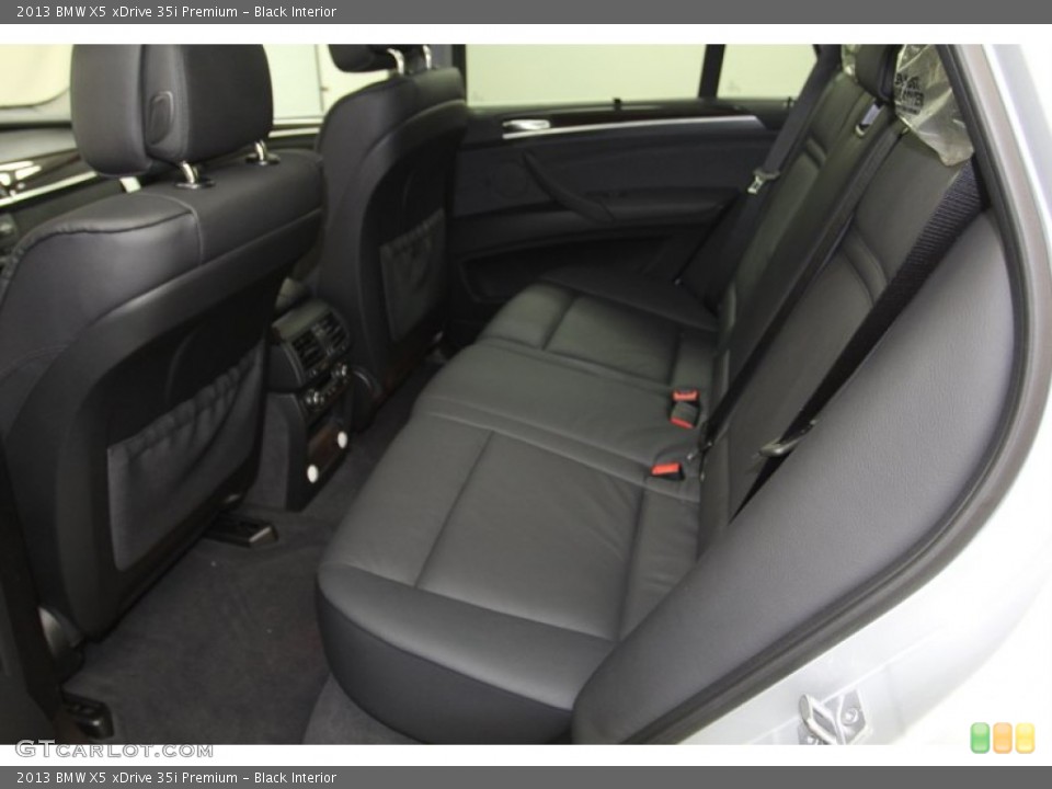 Black Interior Rear Seat for the 2013 BMW X5 xDrive 35i Premium #79274759