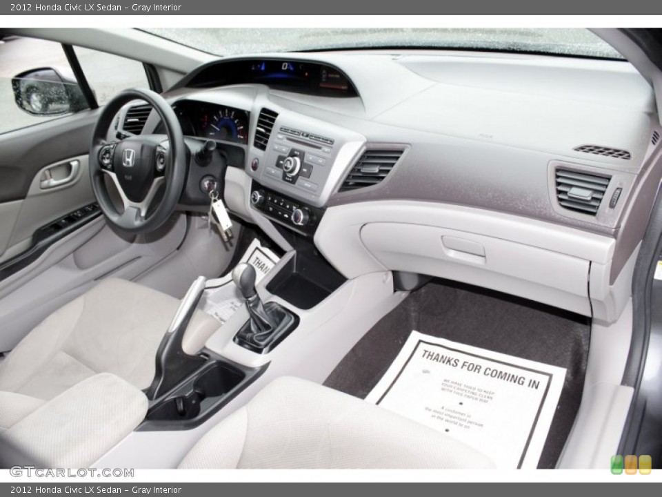 Gray Interior Photo for the 2012 Honda Civic LX Sedan #79275598