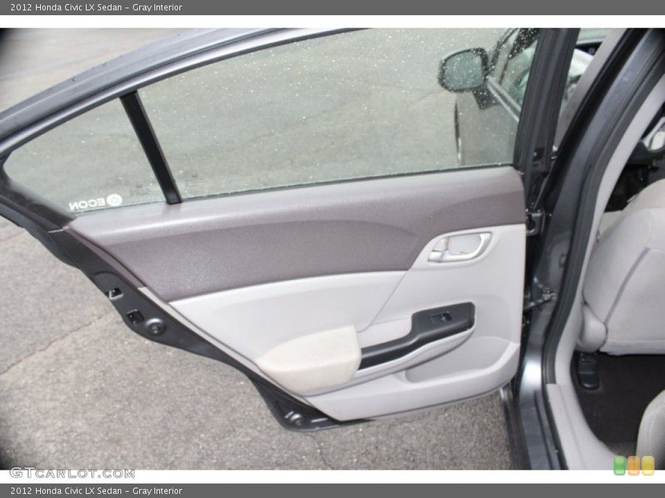 Gray Interior Door Panel for the 2012 Honda Civic LX Sedan #79275905