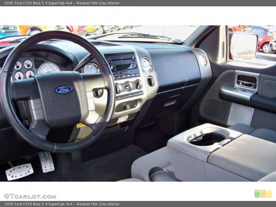 Medium Flint Grey Interior Dashboard for the 2005 Ford F150 Boss 5.4 SuperCab 4x4 #79278749