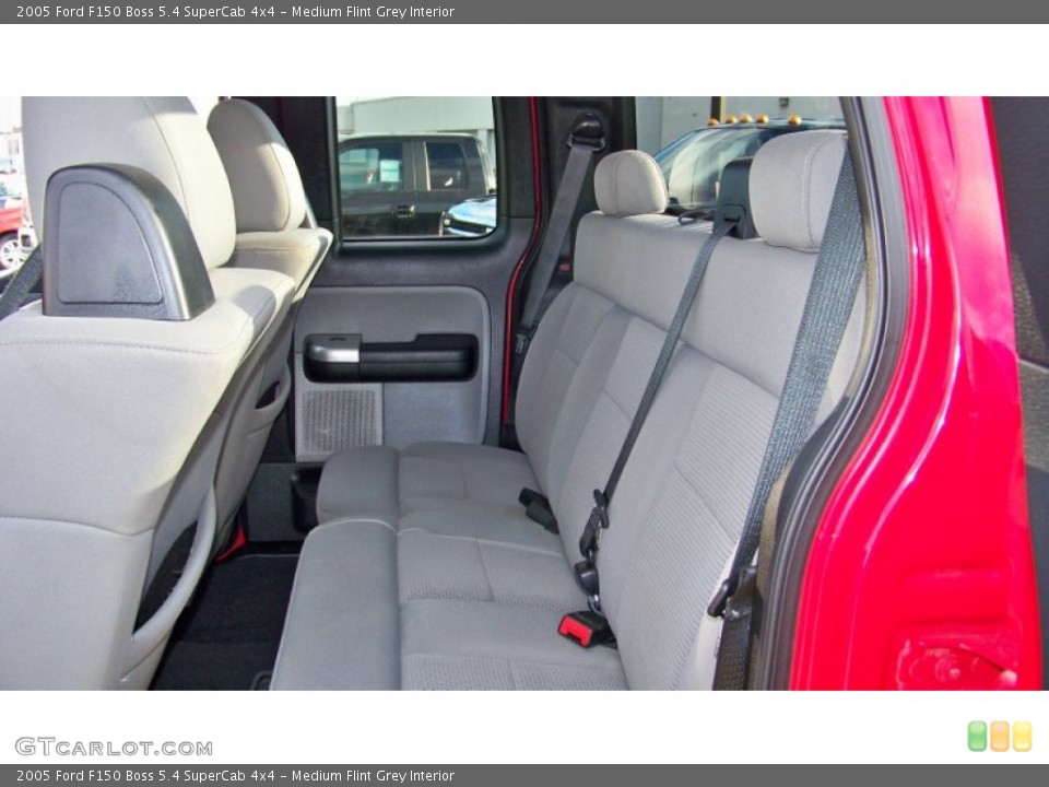 Medium Flint Grey Interior Rear Seat for the 2005 Ford F150 Boss 5.4 SuperCab 4x4 #79278764