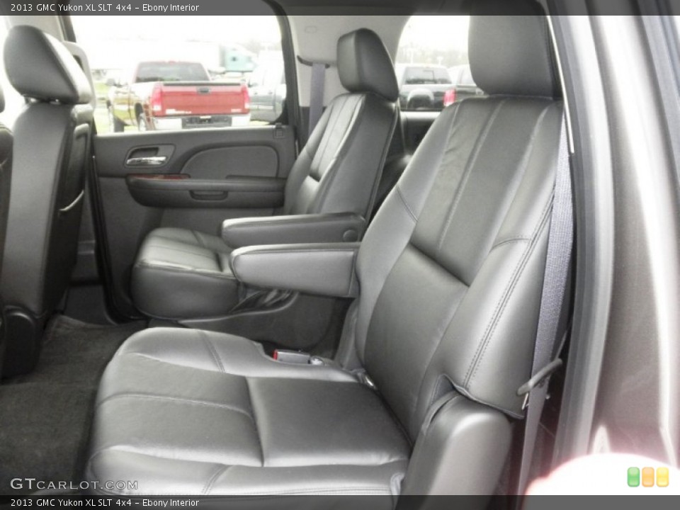 Ebony Interior Rear Seat for the 2013 GMC Yukon XL SLT 4x4 #79278957