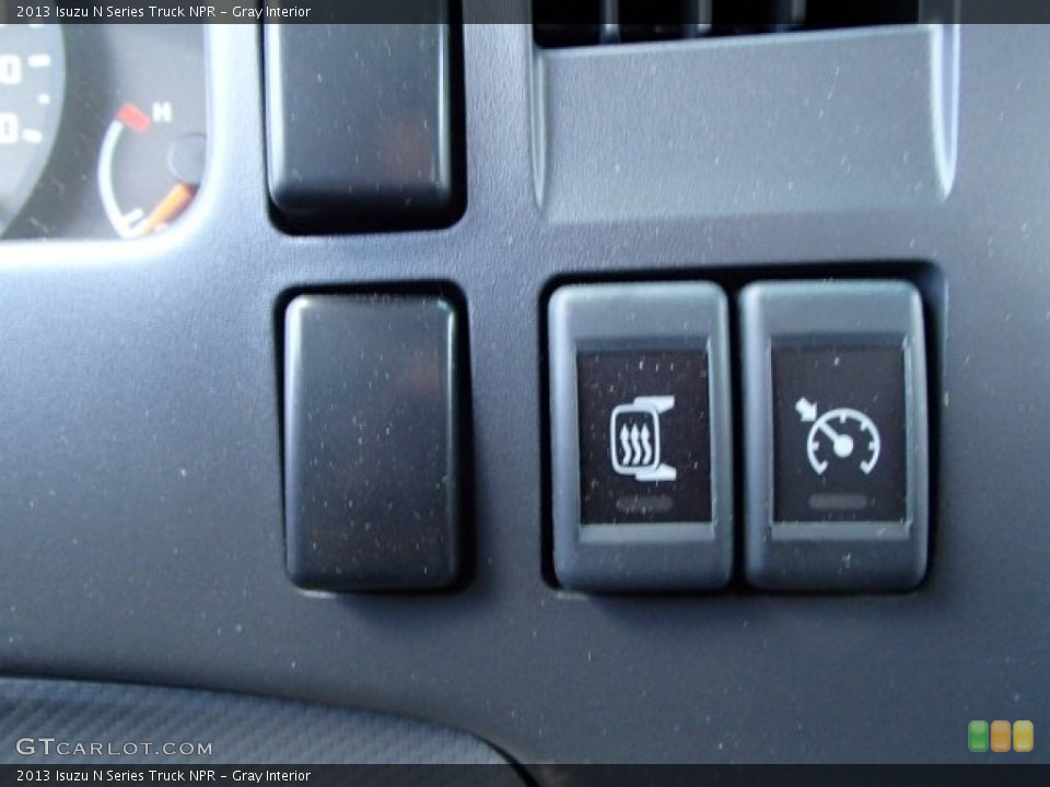 Gray Interior Controls for the 2013 Isuzu N Series Truck NPR #79284461