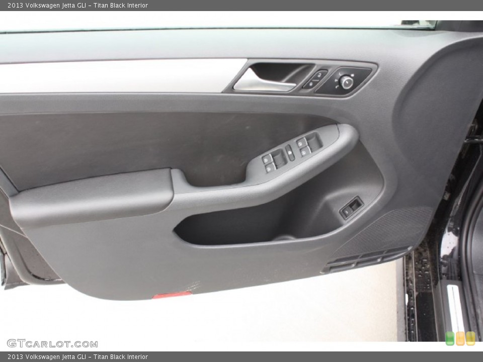 Titan Black Interior Door Panel for the 2013 Volkswagen Jetta GLI #79285642