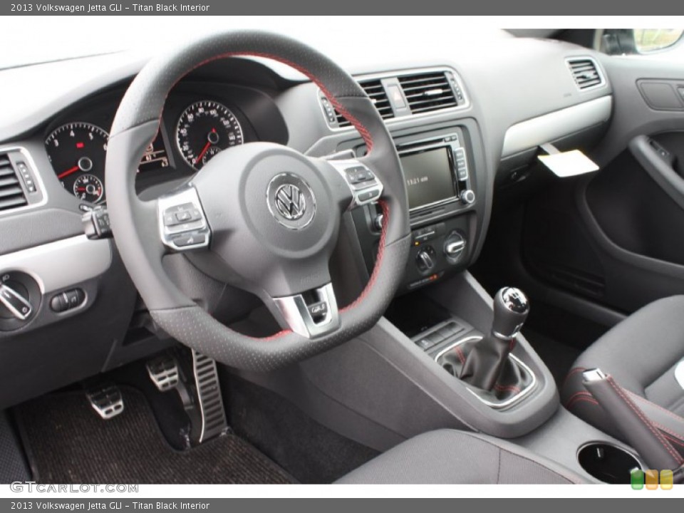 Titan Black Interior Dashboard for the 2013 Volkswagen Jetta GLI #79285667