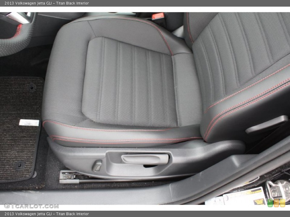 Titan Black Interior Front Seat for the 2013 Volkswagen Jetta GLI #79285687