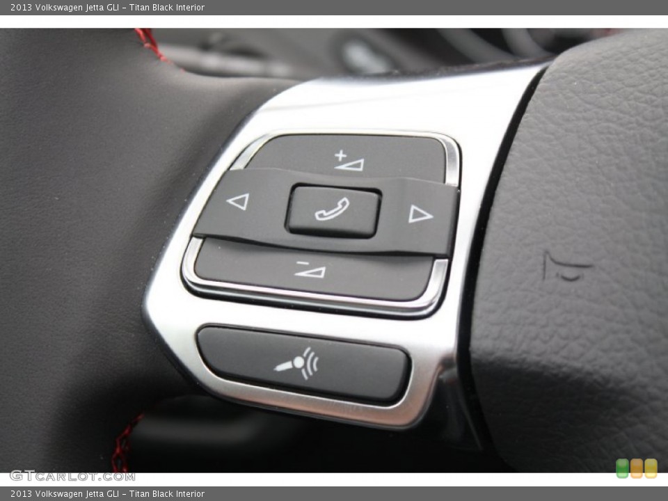 Titan Black Interior Controls for the 2013 Volkswagen Jetta GLI #79285861