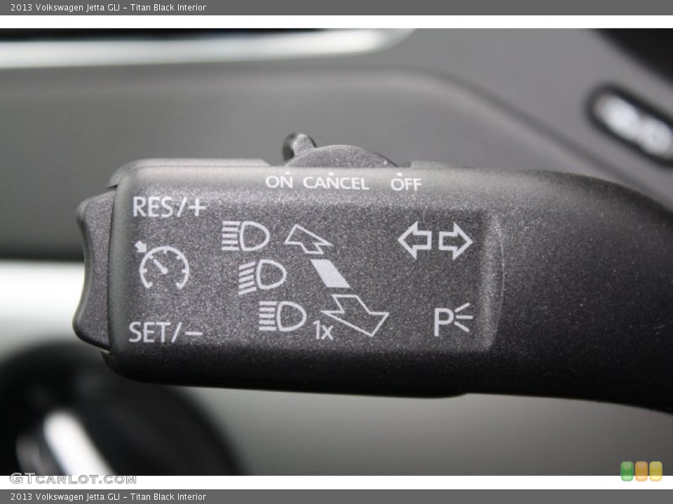Titan Black Interior Controls for the 2013 Volkswagen Jetta GLI #79285913