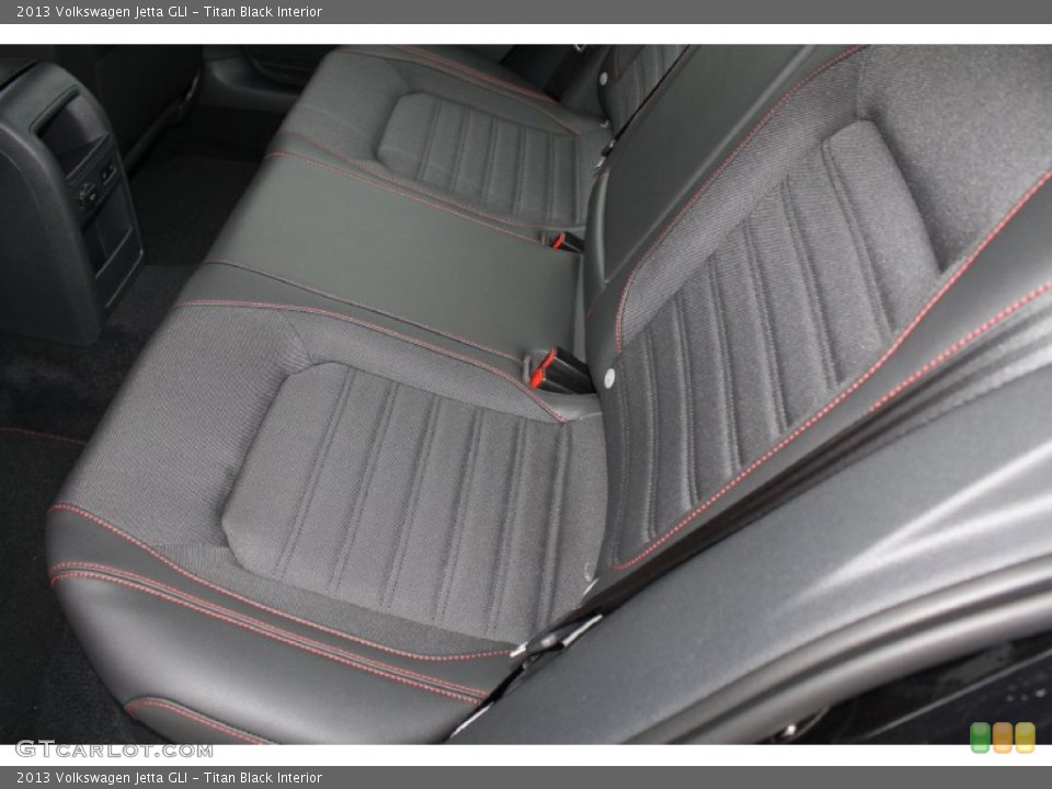 Titan Black Interior Rear Seat for the 2013 Volkswagen Jetta GLI #79285970