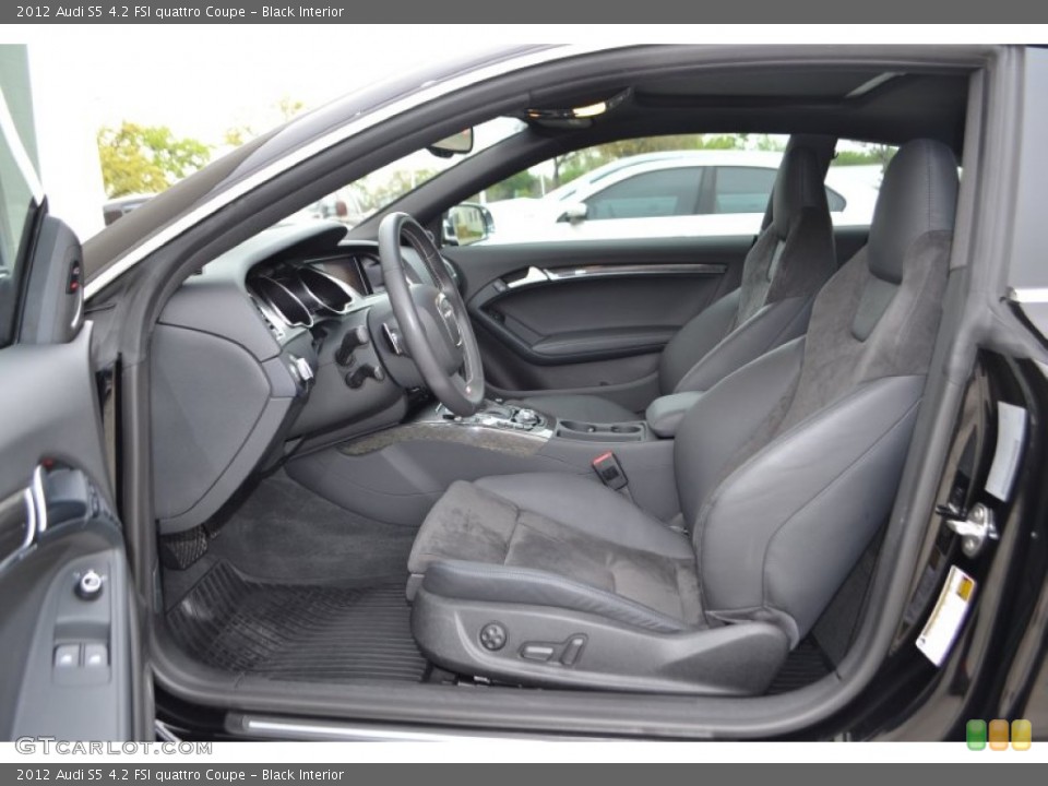 Black Interior Photo for the 2012 Audi S5 4.2 FSI quattro Coupe #79285975