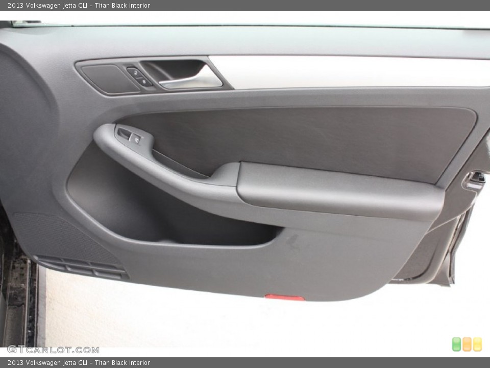 Titan Black Interior Door Panel for the 2013 Volkswagen Jetta GLI #79286012