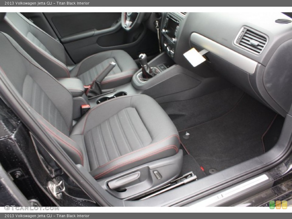 Titan Black Interior Front Seat for the 2013 Volkswagen Jetta GLI #79286033