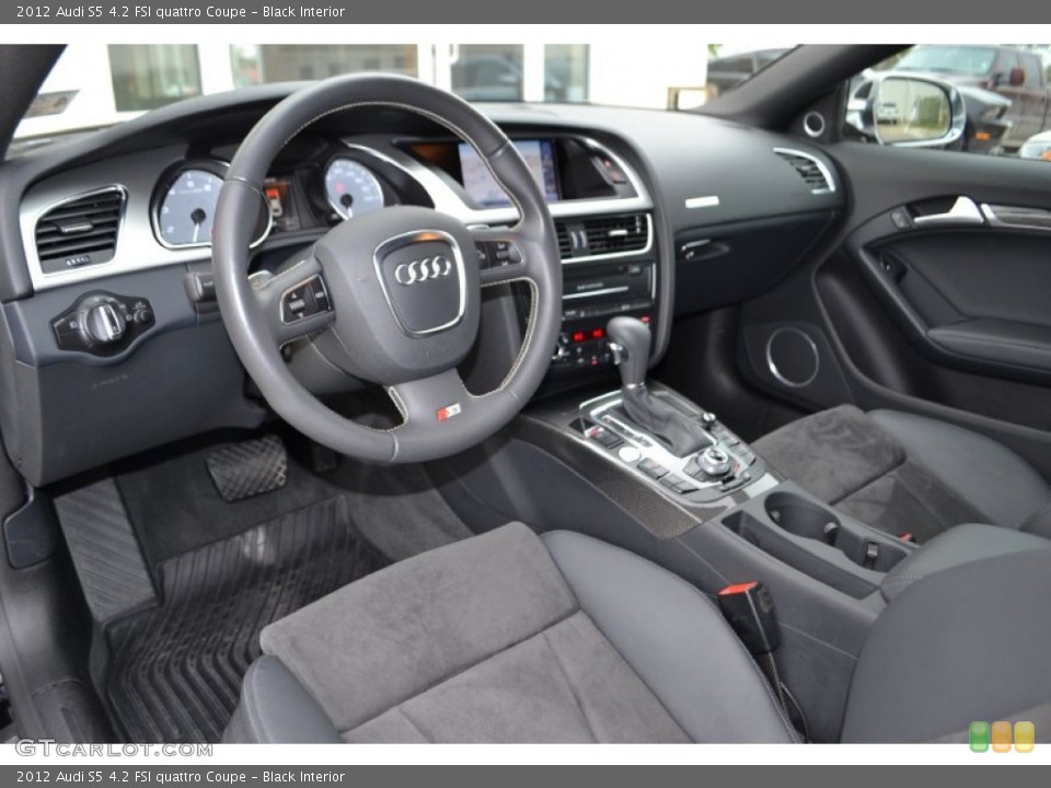 Black 2012 Audi S5 Interiors