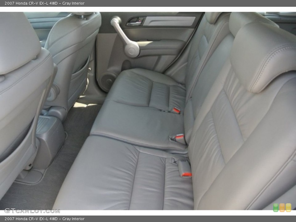 Gray Interior Rear Seat for the 2007 Honda CR-V EX-L 4WD #79286082