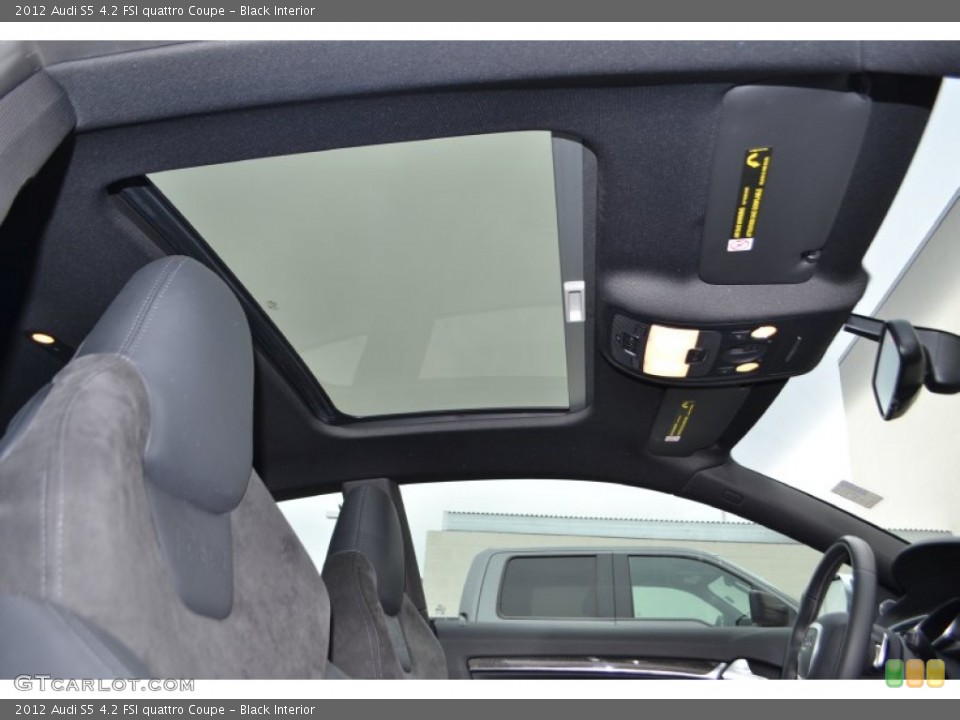 Black Interior Sunroof for the 2012 Audi S5 4.2 FSI quattro Coupe #79286194