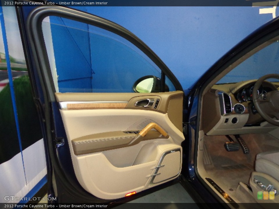 Umber Brown/Cream Interior Door Panel for the 2012 Porsche Cayenne Turbo #79289369