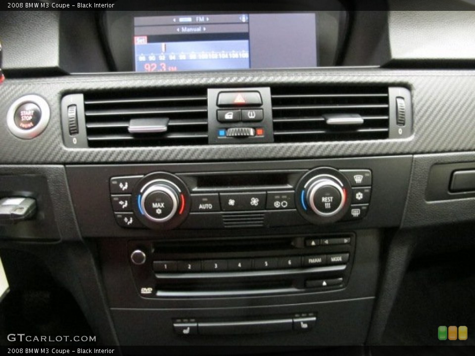 Black Interior Controls for the 2008 BMW M3 Coupe #79291866