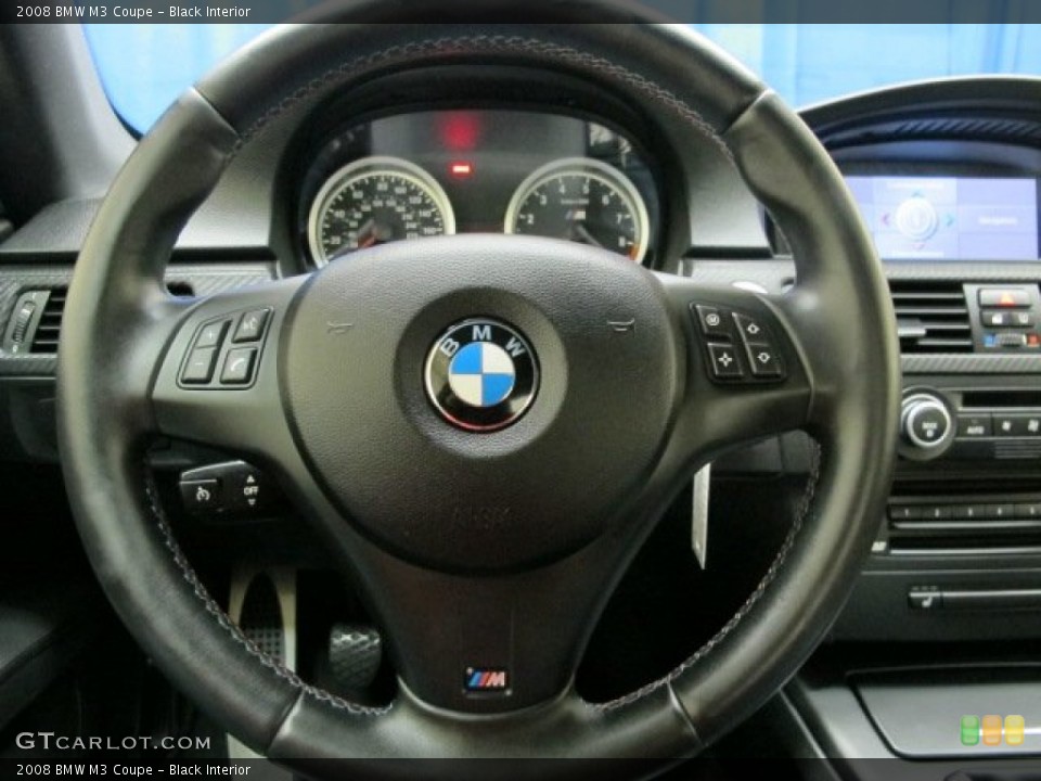 Black Interior Steering Wheel for the 2008 BMW M3 Coupe #79291909