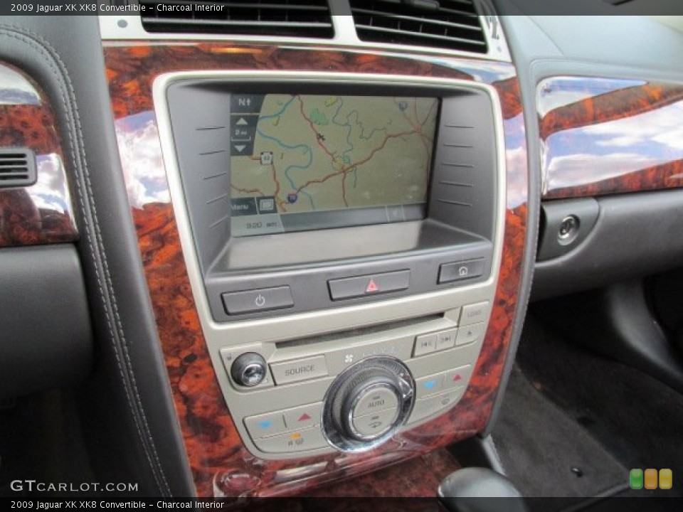 Charcoal Interior Navigation for the 2009 Jaguar XK XK8 Convertible #79297514