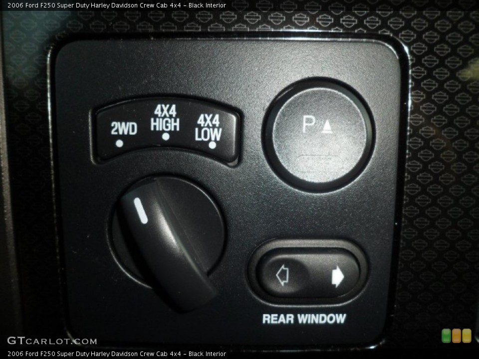 Black Interior Controls for the 2006 Ford F250 Super Duty Harley Davidson Crew Cab 4x4 #79299170