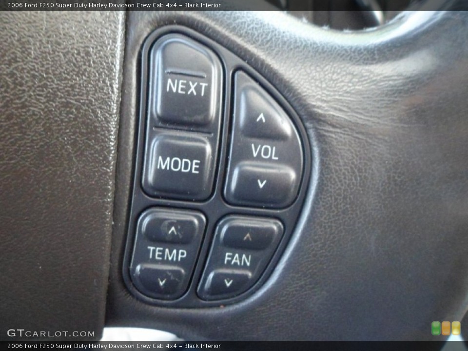Black Interior Controls for the 2006 Ford F250 Super Duty Harley Davidson Crew Cab 4x4 #79299264