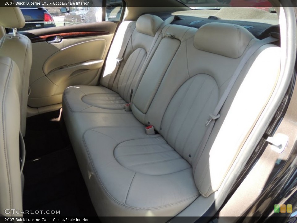 Cocoa/Shale Interior Rear Seat for the 2007 Buick Lucerne CXL #79300118